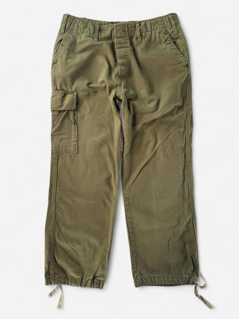 Vintage Khaki Green Cargo Utility Pants