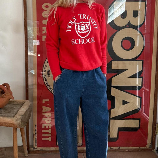 Vintage 1970s “Holy Trinity School” Crewneck Sweatshirt