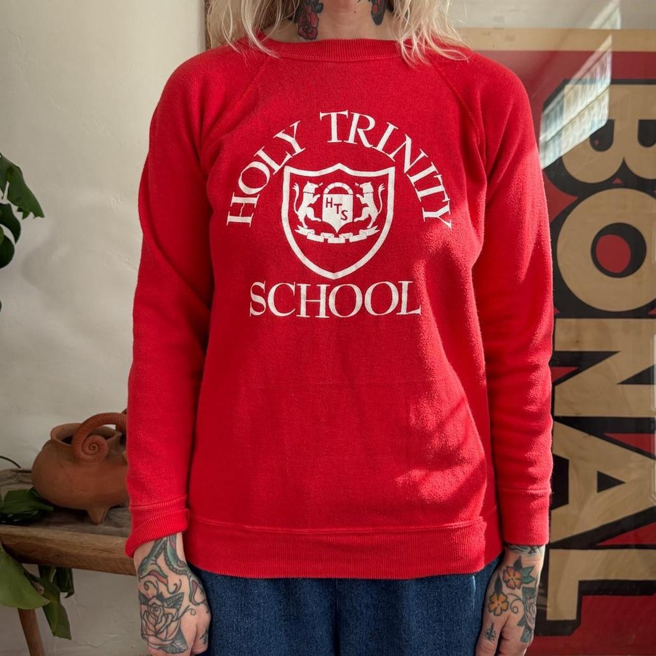 Vintage 1970s “Holy Trinity School” Crewneck Sweatshirt